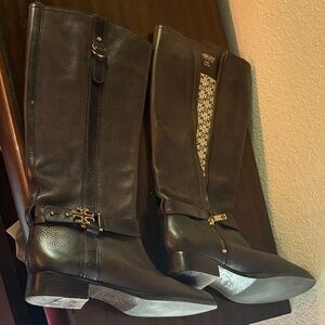 Tory Burch Black Below the Knee Boots